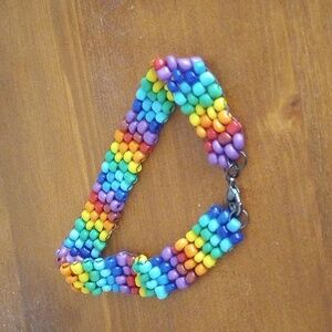 Colorful Beaded Anklet